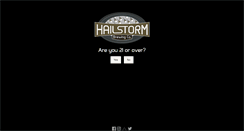 Desktop Screenshot of hailstormbrewing.com