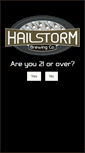 Mobile Screenshot of hailstormbrewing.com